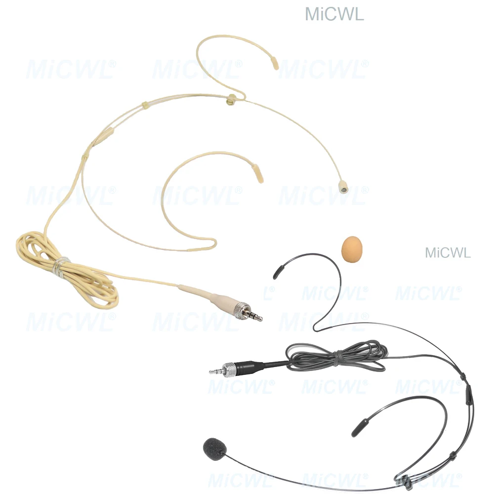 Бежевый черный цвет гарнитура микрофон для Sennheiser ew100 sk100 G2 G3 G4 беспроводной пояс
