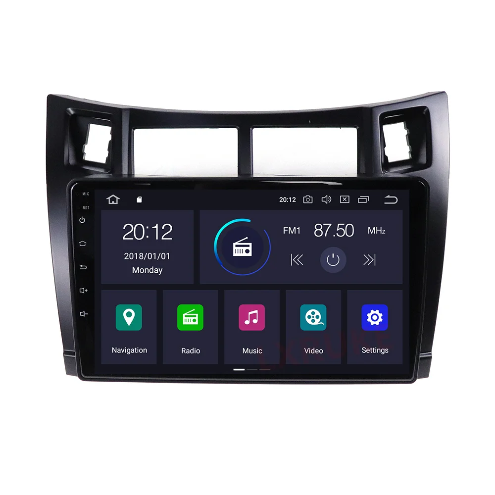 

4+64G Android 10.0 DSP For Toyota Yaris 2008-2011 Car Multimedia Player GPS Navigation Headunit Radio Audio Stereo Tape Recorder