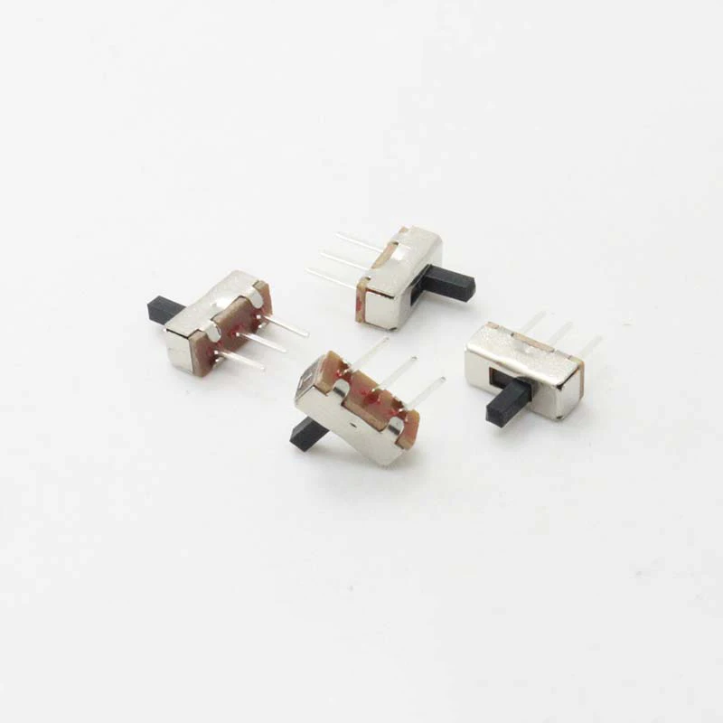 

20Pcs Interruptor on-off mini Slide Switch SS12D00 SS12D00G4 3pin 1P2T High quality toggle switch Handle length:4MM