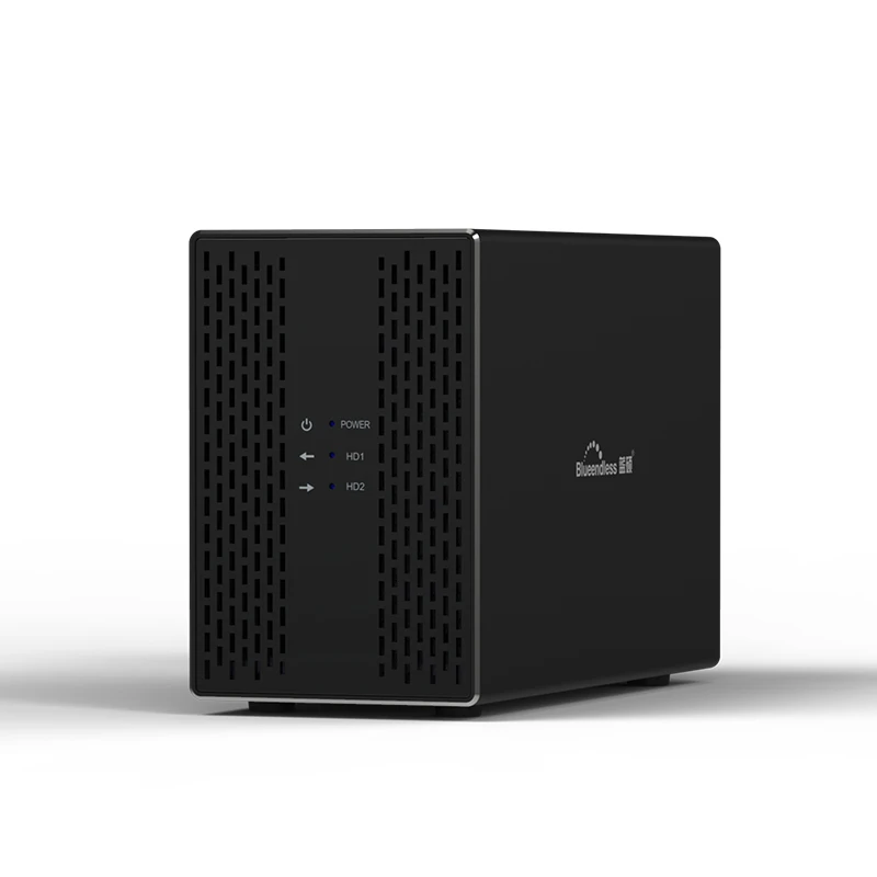 Корпус внешнего жесткого диска Dual Bay 3 5 корпус raid sata с функцией RAID USB накопителя