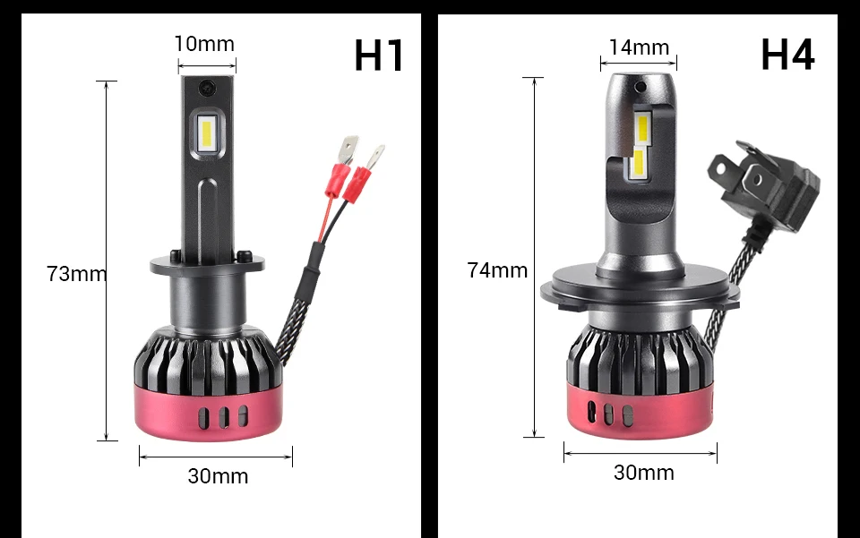 12V H4 H7 Автомобильный светодиодный головной светильник s лампы H3 H11 9005 9006 H1 9012 72W фары для 9600LM COB светодиодный головной светильник Автомобильная Противо-Туманная светильник 6500K светодиодный фаре ампулы