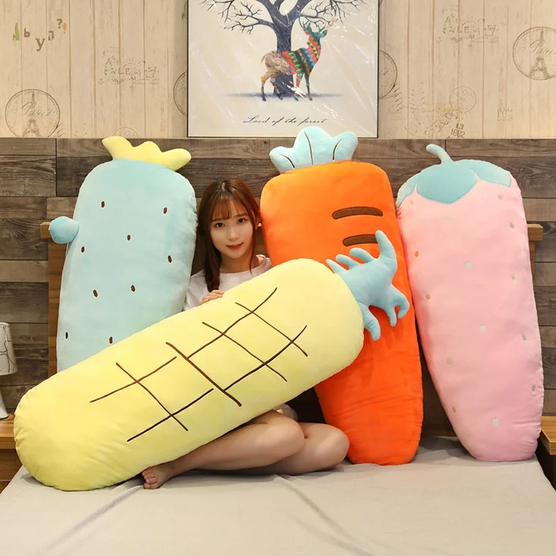 55 см 120 мягкий ананас клубника морковь кактус плюшевая игрушка подушка фрукты