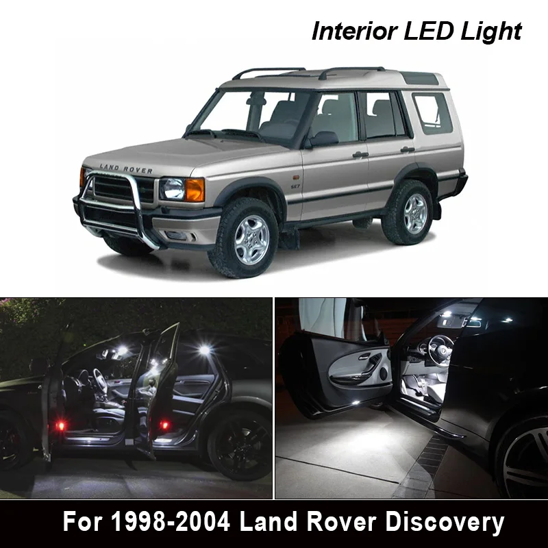 14x белый светодиодный светильник автомобильные лампы интерьерный комплект для