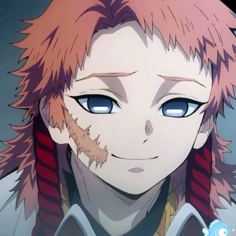 Парик для косплея из аниме рассекающий демонов: Kimetsu No Yaiba светло-оранжевый
