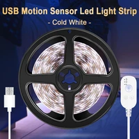 led motion sensor led strip light usb pir led cabinet light tape waterproof wireless strip lamp 5v wardrobe closet lamp smd 2835