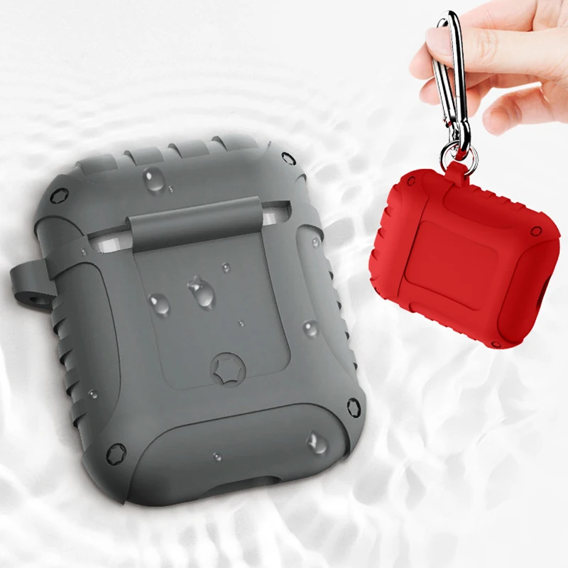 Защитный силиконовый чехол для Apple Airpods 2 ударопрочный s Мягкий защитный 1 с