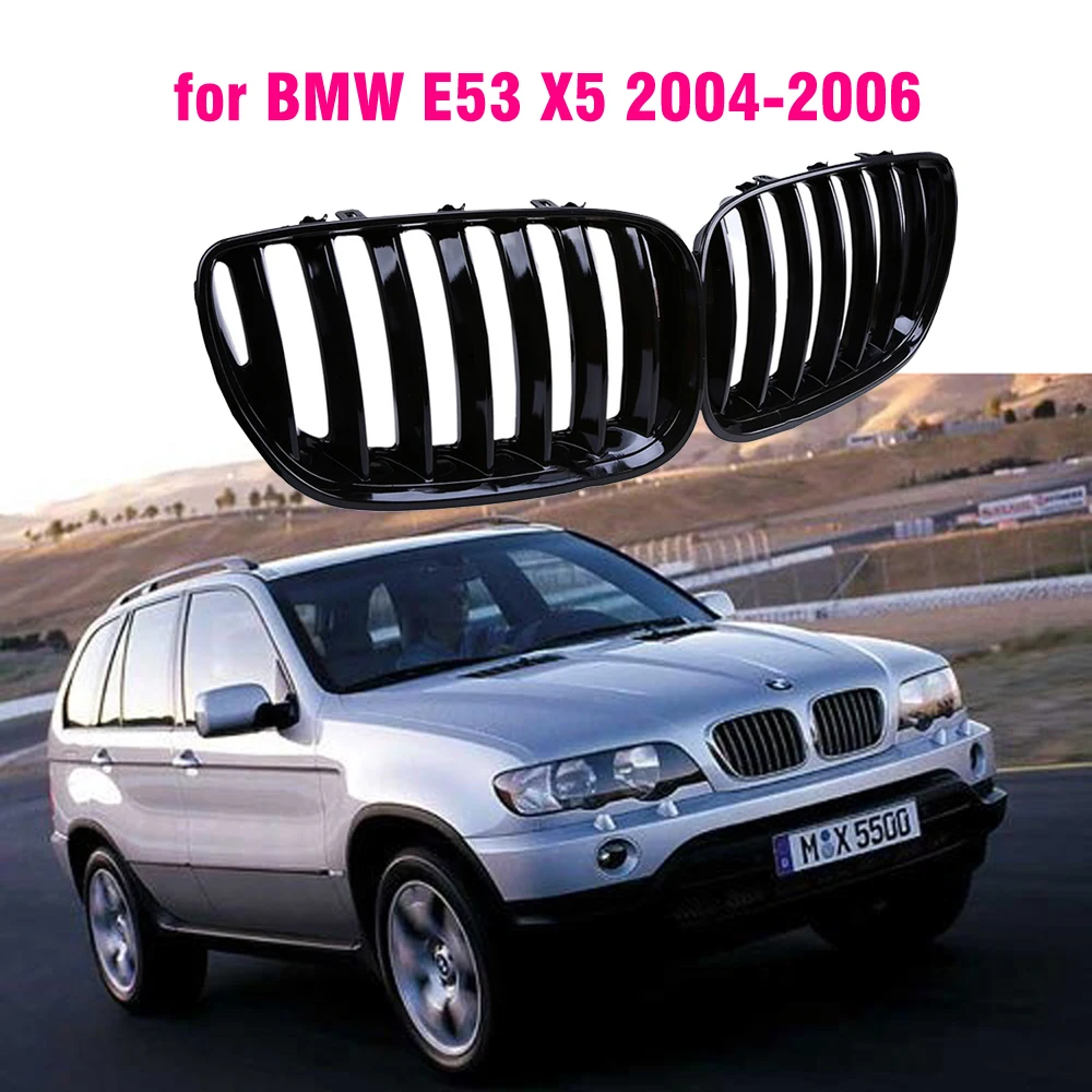 

Передняя Глянцевая решетка для BMW E53 X5 2004 2005 2006