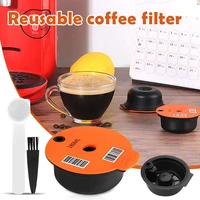 60180ml stainless steel refillable coffee capsules lidless reusable filter cup coffee machine tools xh8z