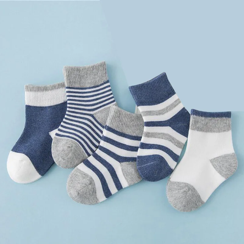 5 пара/лот Новые детские носки Хлопковые для малышей|Носки| |