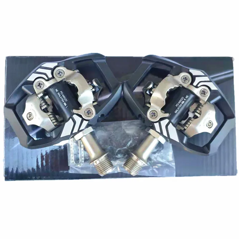 SHIMANO PD-M8020 XT series mountain bike riding self-locking pedal lock step with SH51 piece black brand new original | Спорт и