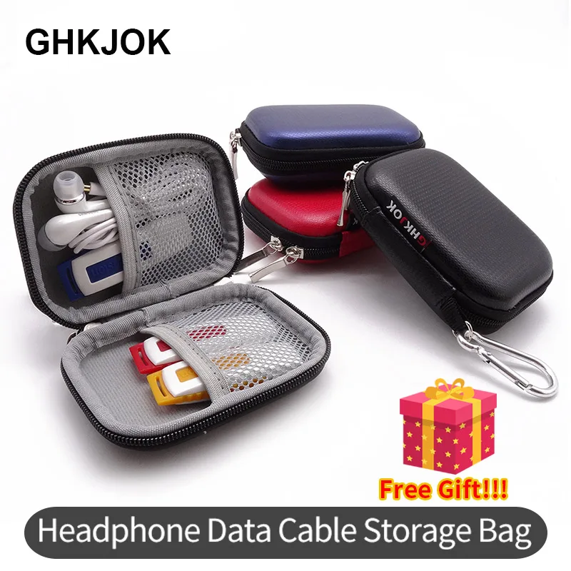 Переносная сумка для хранения MP3 SD Держатель карт наушники вкладыши USB флеш