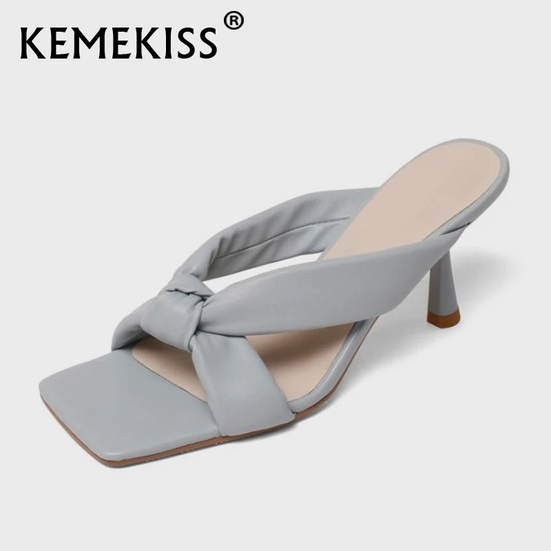 

KemeKiss/Новый дизайн, женские туфли-лодочки на высоком каблуке, сандалии из натуральной кожи на высоком тонком каблуке; Модная женская летняя о...