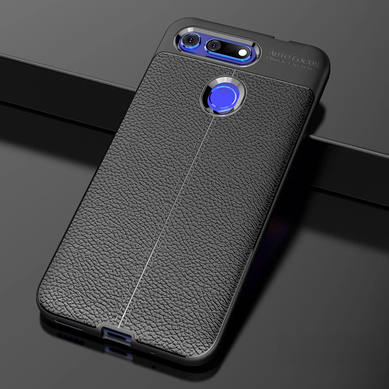 YUETUO Роскошный кожаный чехол на заднюю панель телефона из ТПУ для huawei honor v20 view 20 v