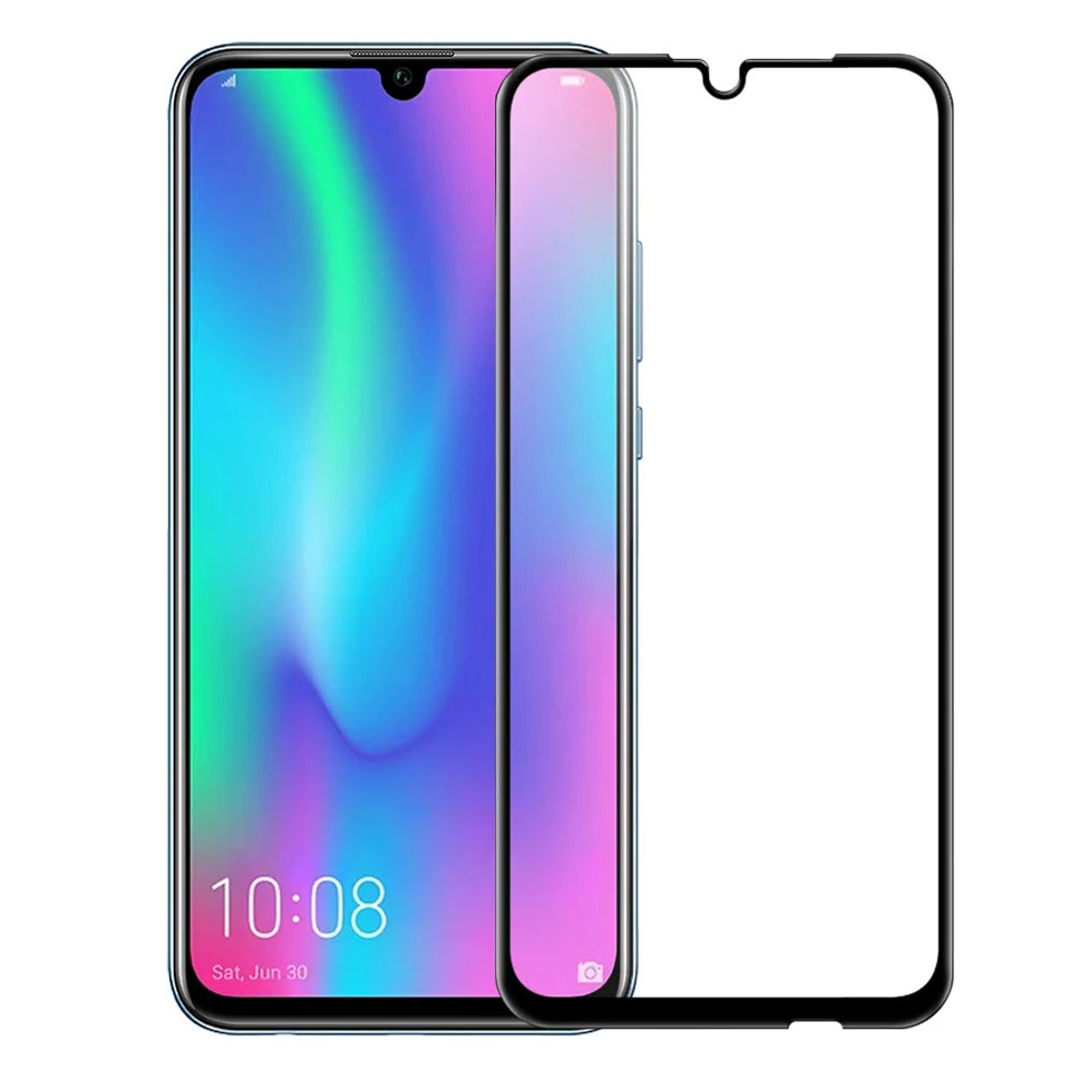 

10pcs/lot 9D Full Cover Tempered Glass For Huawei Honor 20 10 Lite V30 30S Play 3E 20pro Screen Protector Glass Protective Film
