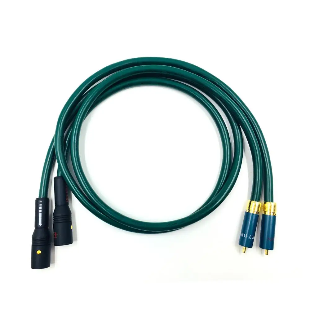 Hi end HIFI пара FA 220 OCC RCA к XLR мужскому кабелю усилитель звука CD DVD плеер