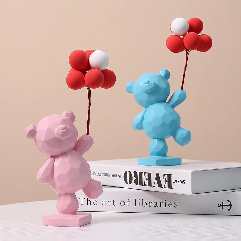 

Nordic Home Decoration Balloon Bear Cute Office Desktop Soft Decoration Interior for Luxury Home Decor Accessories for Room
