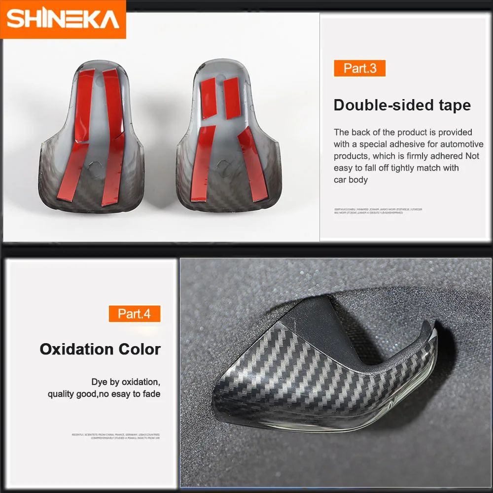 SHINEKA интерьерные наклейки для Challenger+ задняя крышка на крышу, декоративные аксессуары для Dodge Challenger up