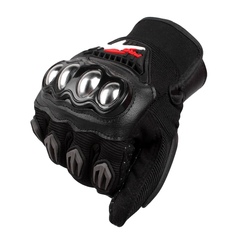 Мотоциклетные Перчатки с закрытыми пальцами Нескользящие из нержавеющей стали