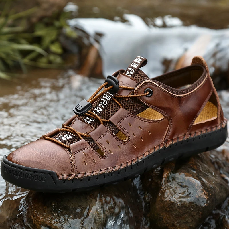 

Кроссовки мужские дышащие, пляжные сандалии, повседневная обувь для бега, летние