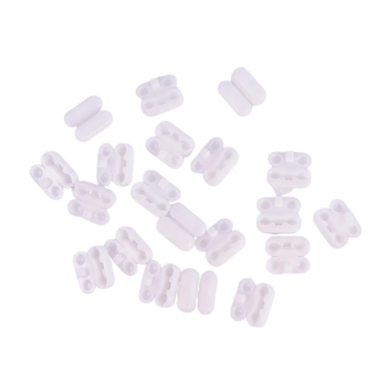 

20pcs Roller Blinds Pull Cord Connector Curtain Chain Connector for Vertical Blinds Joiners Spare Tool Replacement Plastic