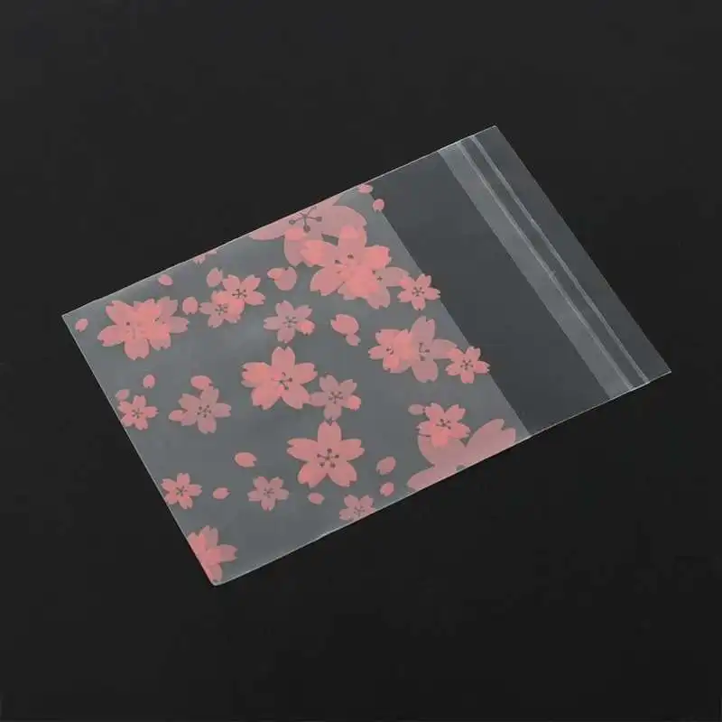 

Plastic Candy Cookie OPP Birthday Gift Bag Snowflake Packaging Snack Bags