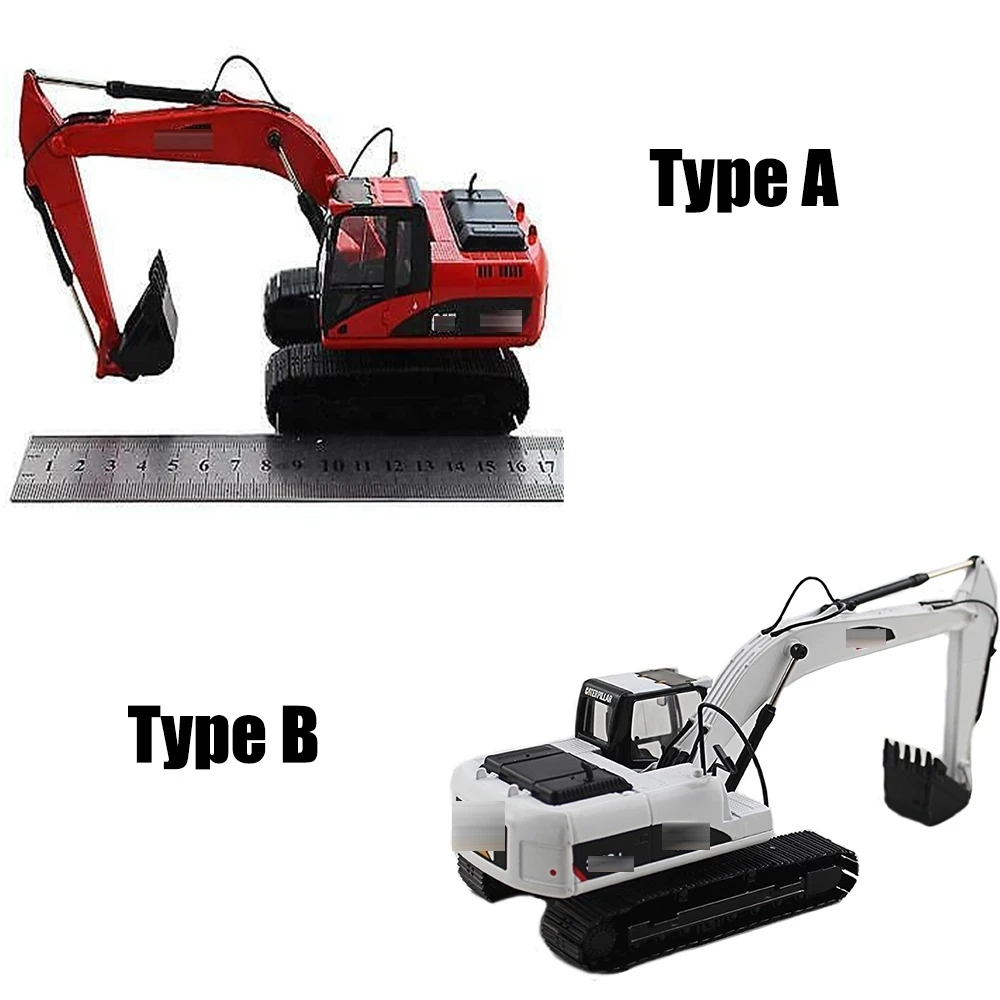 1:50 323D L литья под давлением модель колесного погрузчика гидравлический сплава экскаватор красный/белый