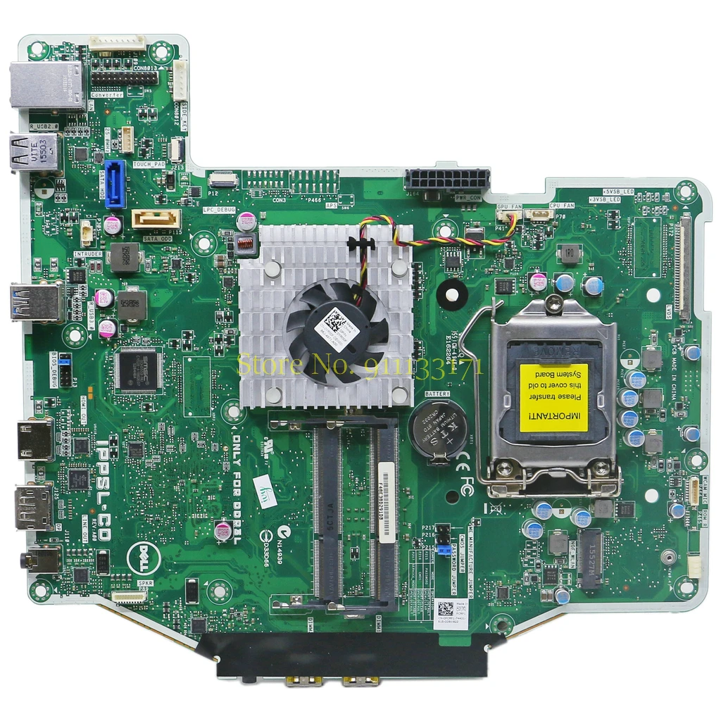 

Для DELL Optiplex 3240 материнская плата AIO с GPU IPPSL-CD 0PCRP1 PCRP1 LGA1151 DDR3L производитель ремонта материнской платы