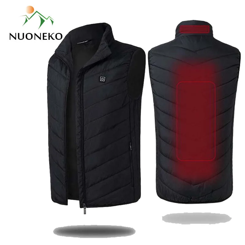 Уличный зимний жилет с USB подогревом мужской электроподогревом для лыж теплый