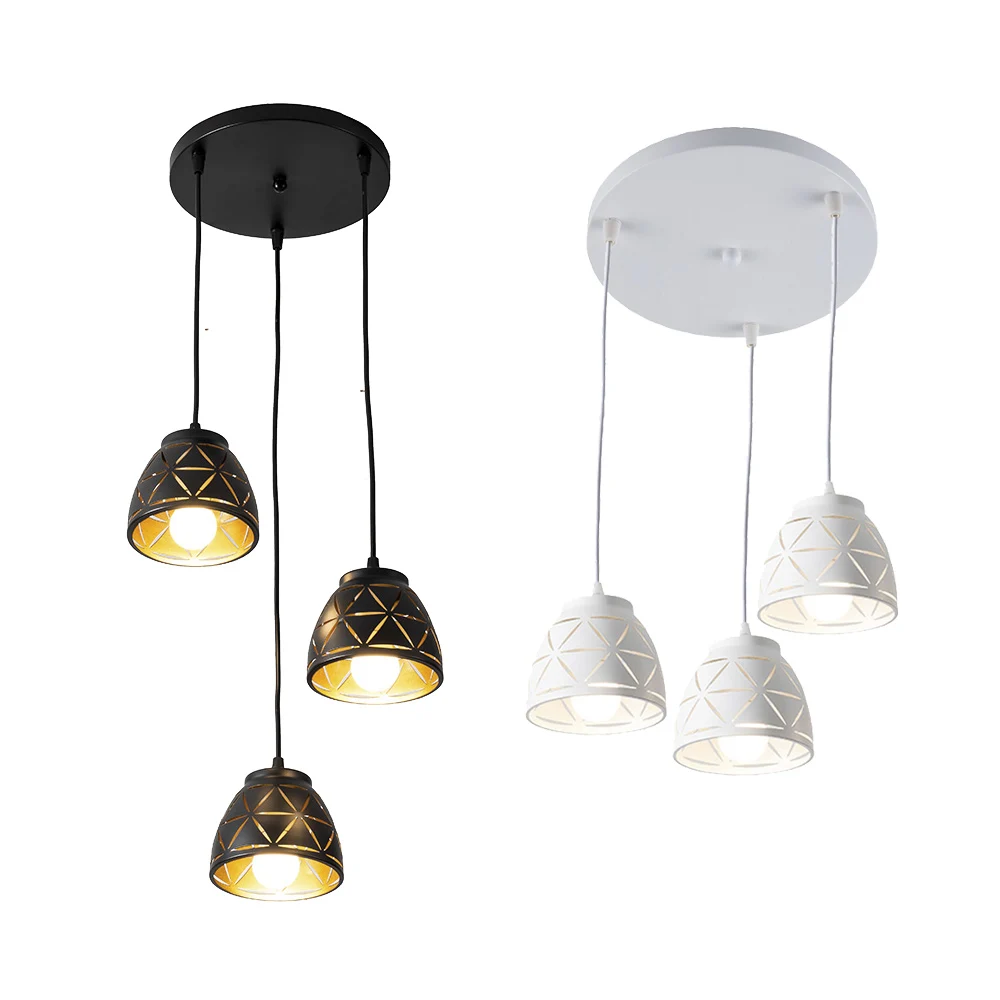 Черная и белая люстра креативный Железный шнур в стиле лофт веревочный подвесной