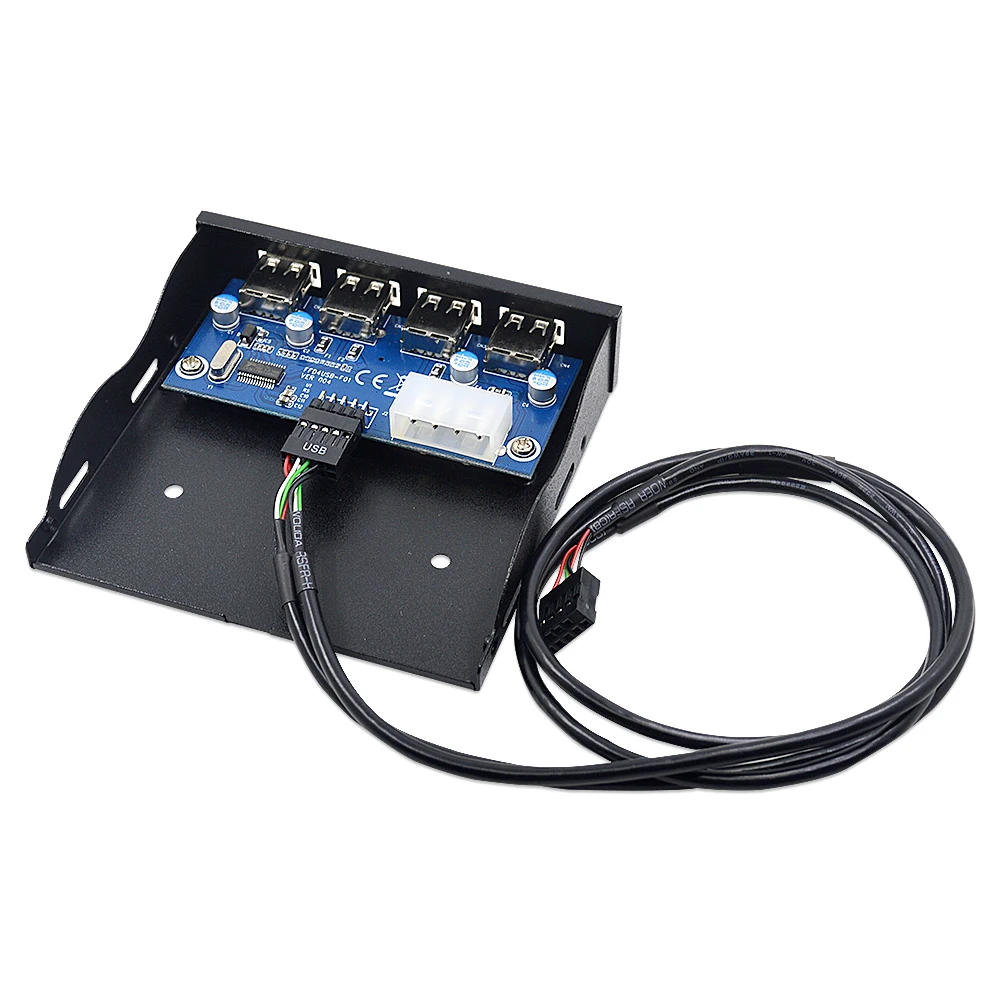 CHIPAL 4 порта USB 2 0 концентратор USB2.0 адаптер PC Передняя панель расширительный