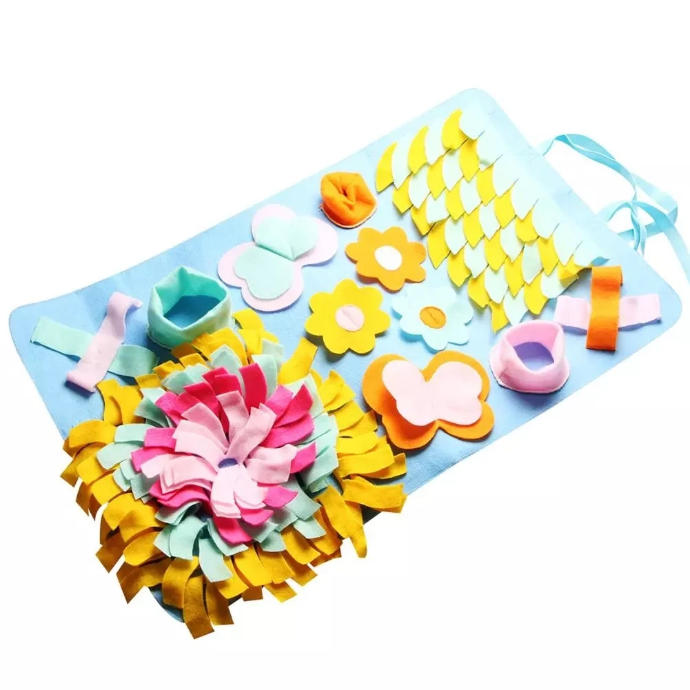 

2021 New Dog Toys Increase IQ Snuffle Mat Slow Dispensing Feeder Pet Puzzle Puppy Training Games Food Intelligence Feeding Toy