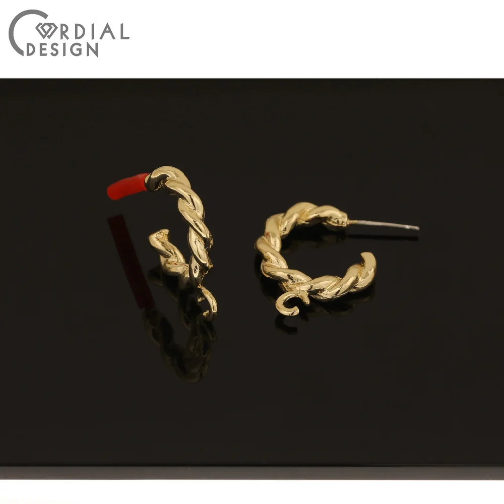 

Cordial Design 100Pcs 18*23MM Jewelry Accessories/Hand Made/Hooks Shape/Earrings Stud/DIY Making/Jewelry Findings & Components