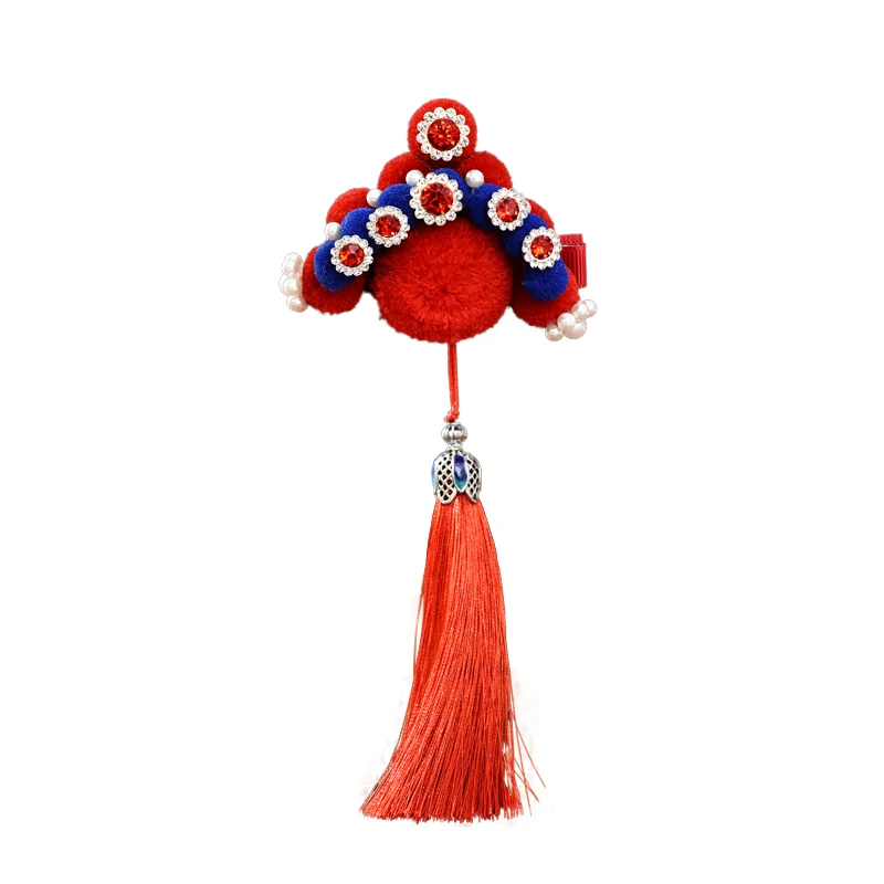 Милые нейлоновые жемчужные кисточки для девочек 2020 заколки волос с орнаментом