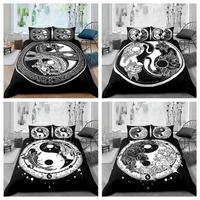2021 new design 3d digital taichi printed duvet cover set 1 quilt cover 12 pillowcases single twin double full queen king