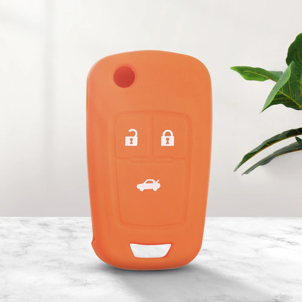 

Брелок KEYYOU с 3 кнопками для Chevrolet Cruze AVEO SAIL TRAX Малибу каптива, силиконовый чехол для автомобильного ключа, чехол, держатель, брелок