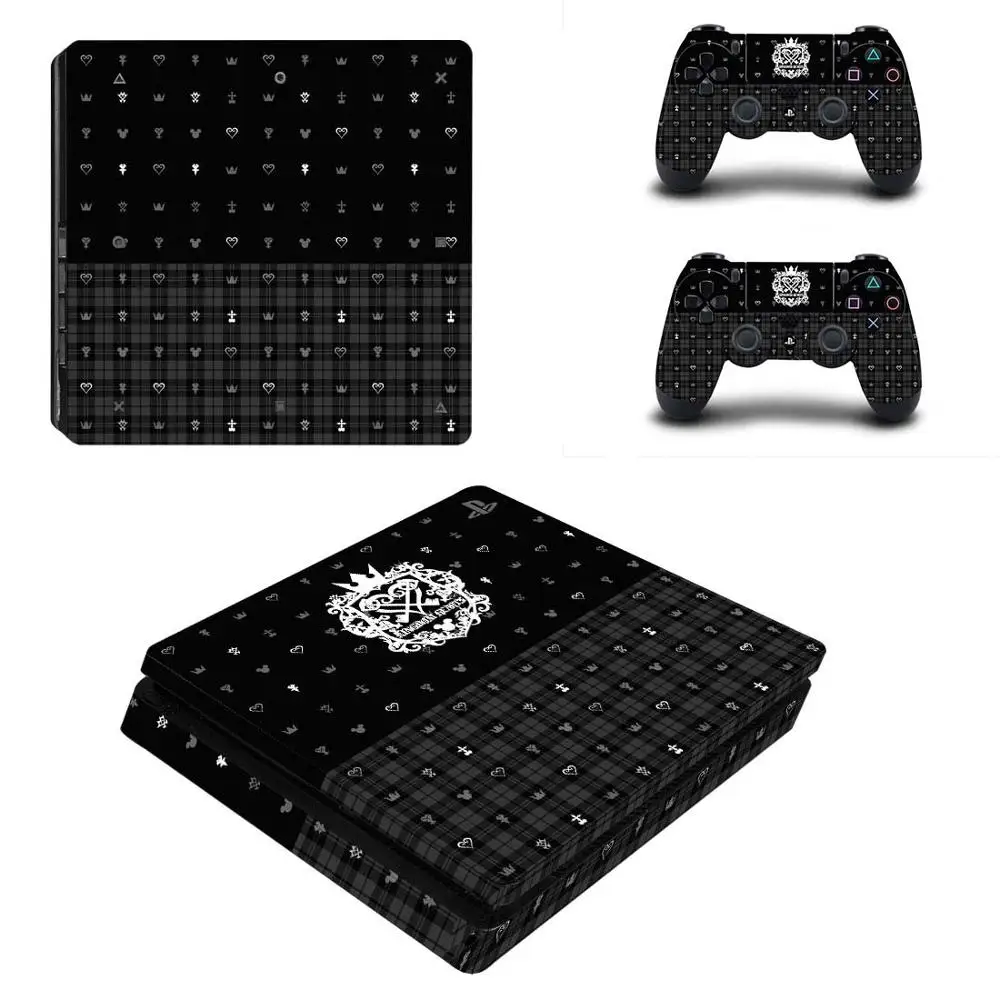 Полностью закрывающие лицевые панели Kingdom Heart 3 наклейка для PS4 Slim Skin Виниловая