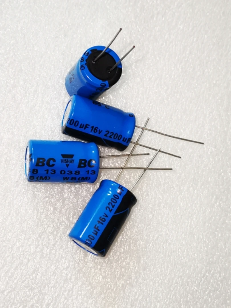 30 шт. Vishay BC 16V2200uf/16 в синий халат аудио фильтр серии 038 Алюминиевые