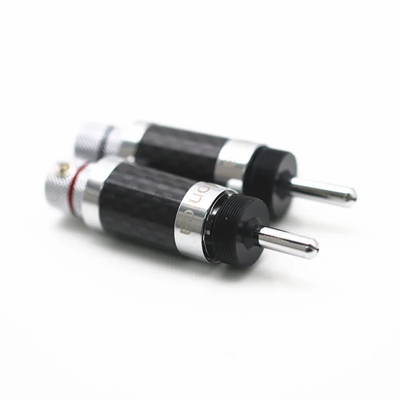 Серебряный цвет CF-202(R) fever углеродное волокно разъем типа банан динамик y аудио