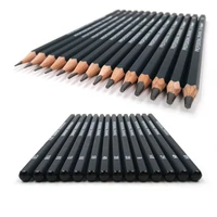 14pcsset professional wooden sketch pencils 12b 10b 8b 7b 6b 5b 4b 3b 2b b hb 2h 4h 6h graphite art manual drawing pen standard
