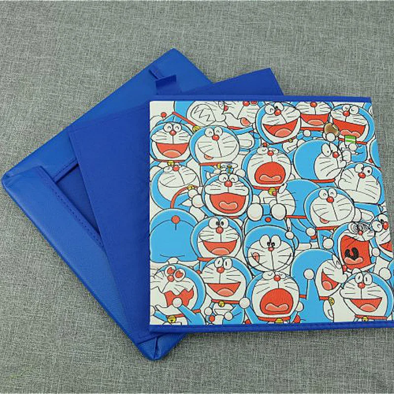 Мультфильм Doraemon коробка для хранения Складная Одежда игрушки книга Органайзер