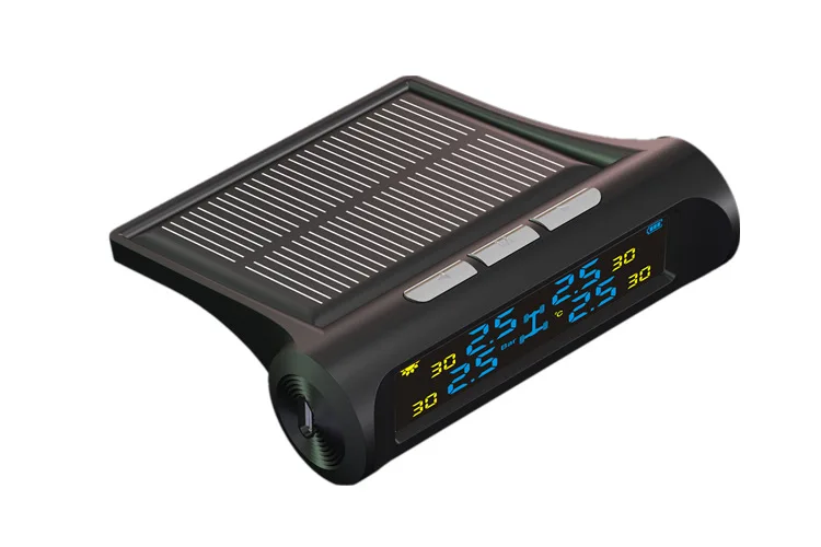 Умный автомобиль TPMS система контроля давления в шинах Солнечная энергия зарядка
