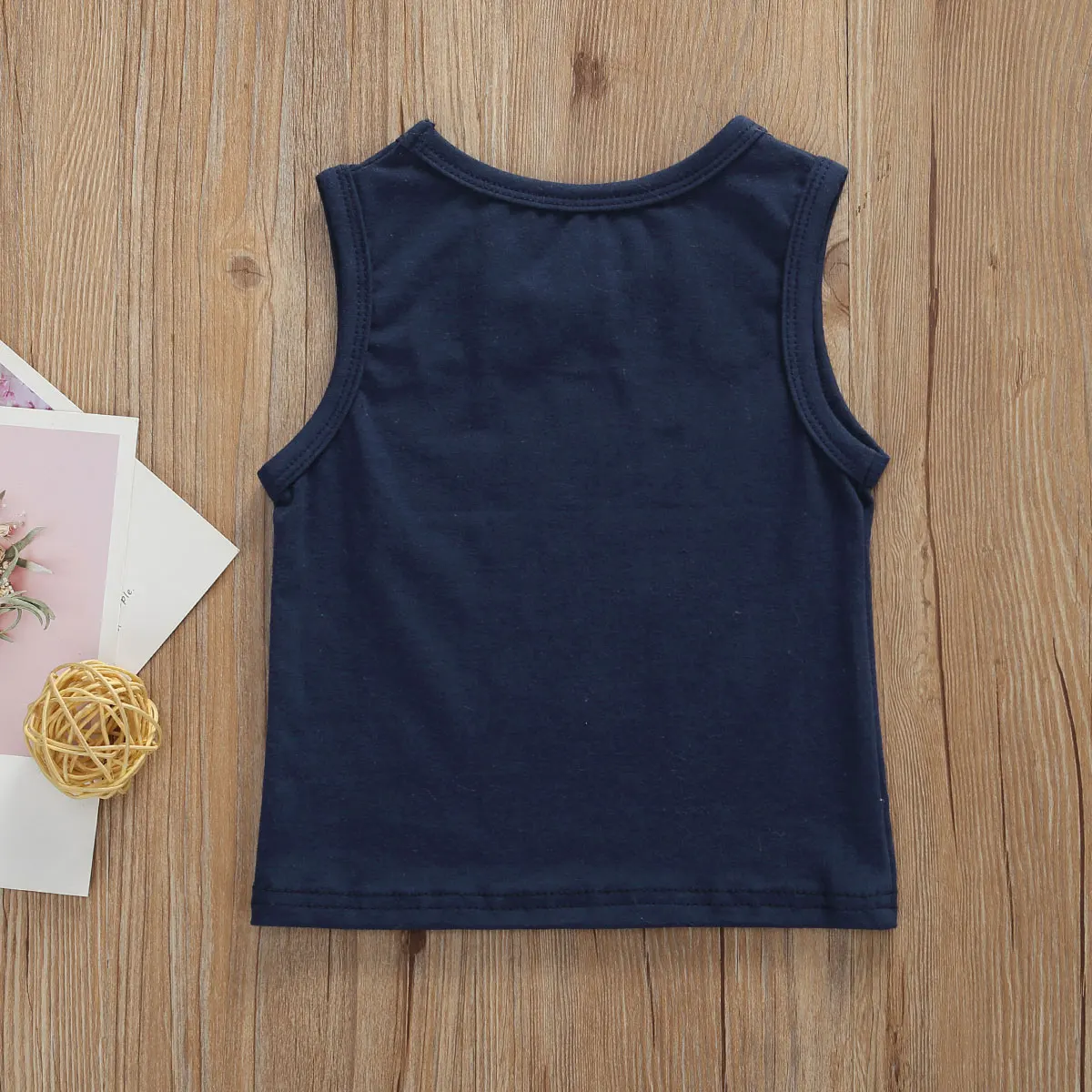 Жилет детский летний без рукавов с надписью на возраст 1 6 лет|Тройники| |