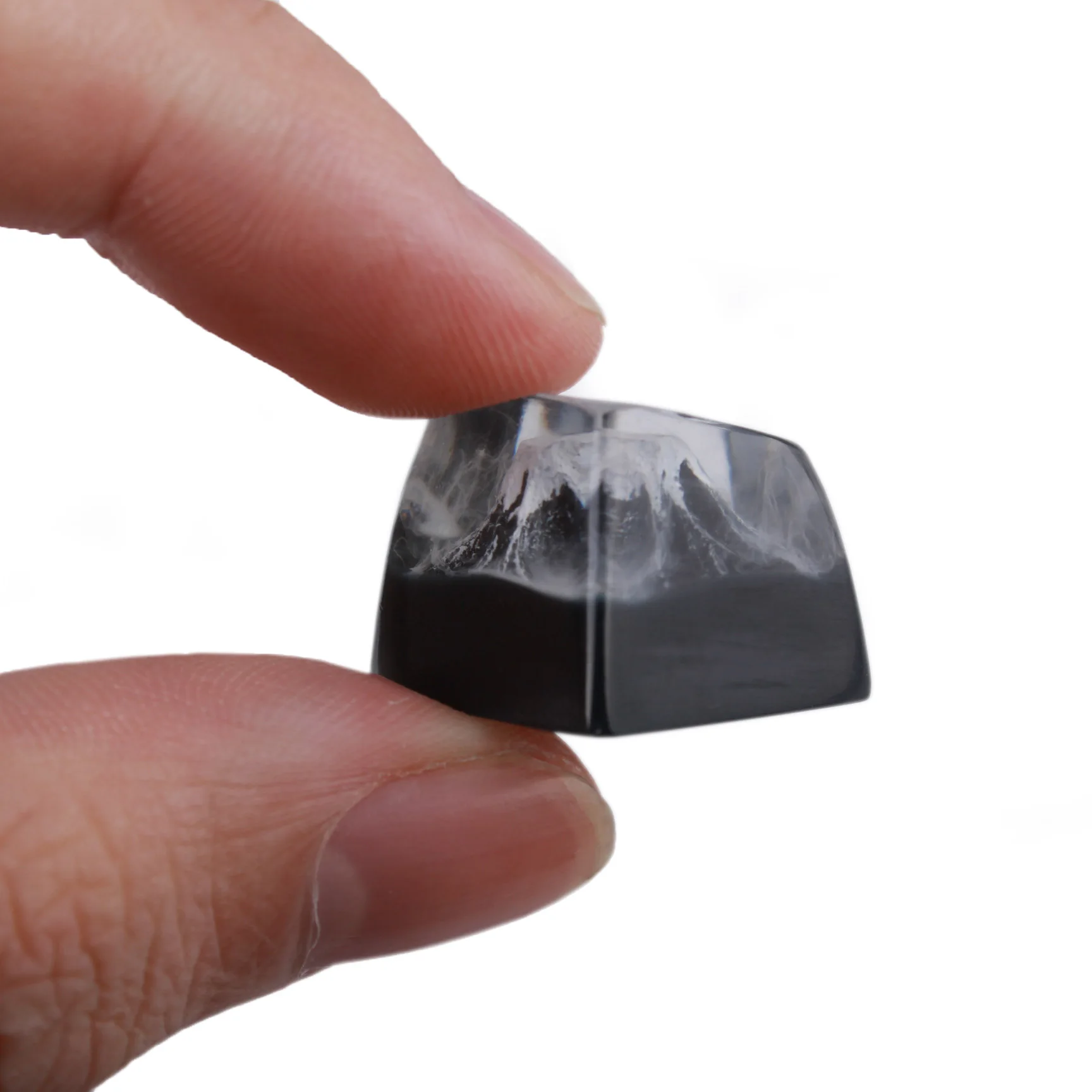 Вулканическое ремесло индивидуальный светильник-прозрачная смола SA Keycap подходит для игры механическая клавиатура Keycaps переключатель