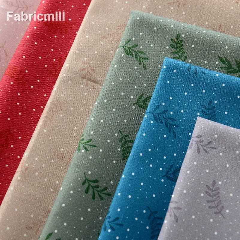 Цветные ветки растений Morandi ручная работа сделай сам лоскутная хлопчатобумажная