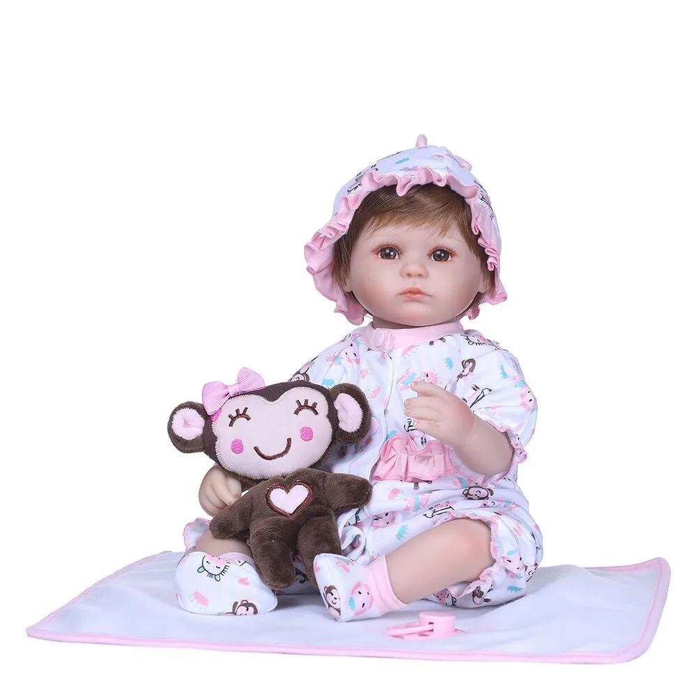 Куклы HIINST Kwaii Reborndolls для новорожденных детские куклы виниловые силиконовые