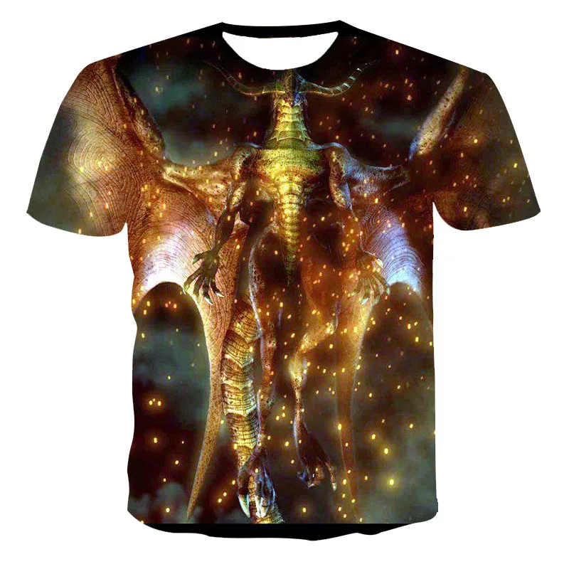 

Summer Latest Men And Women Personality Cool Science Fiction Fashion 3d Popular Casual Round Neck Short Sleeve T-Shirt Xxs-6xl