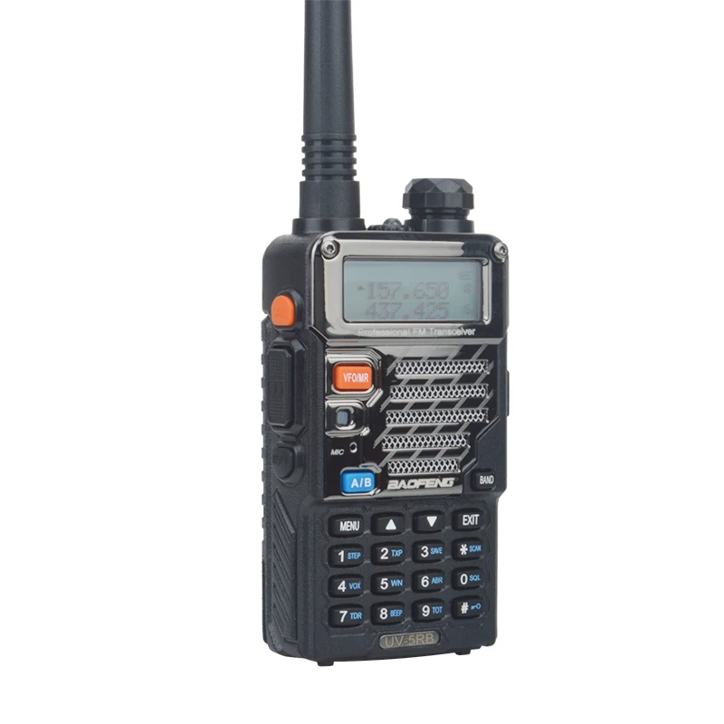 UV-5RB baofeng walkie taklie VHF/UHF двухдиапазонное FM портативное FM двухстороннее радио с наушником