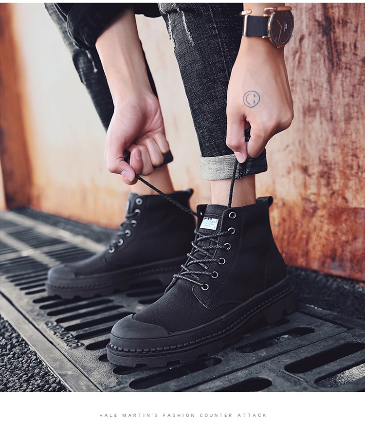 Bota Masculina Rushed Bont botas hombre Heren Laarzen Winter Warme зимние сапоги Mannen Werken Schoenen Schoeisel Mode резиновые