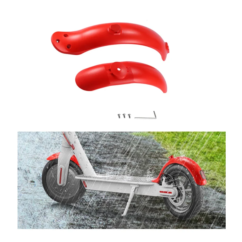 Прочный Электрический брызговик для скутера комплект брызговиков с красной