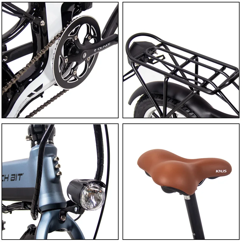 

[EU Direct] RICHBIT TOP-619 36V 250W 10.2Ah 14 inch Folding Electric Bike 30-35KM/H Top Speed Moped Electric Bicycle